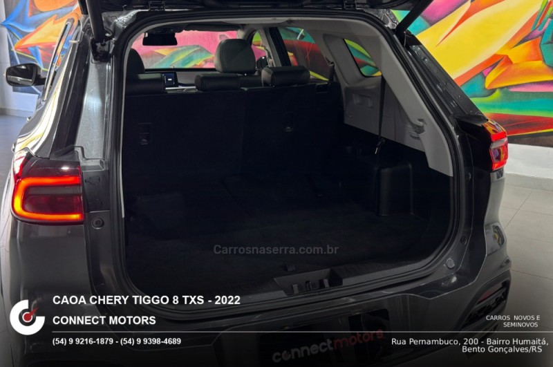TIGGO 1.6 16V TURBO GDI 8 TXS GASOLINA 4P AUTOMÁTICO - 2022 - BENTO GONçALVES