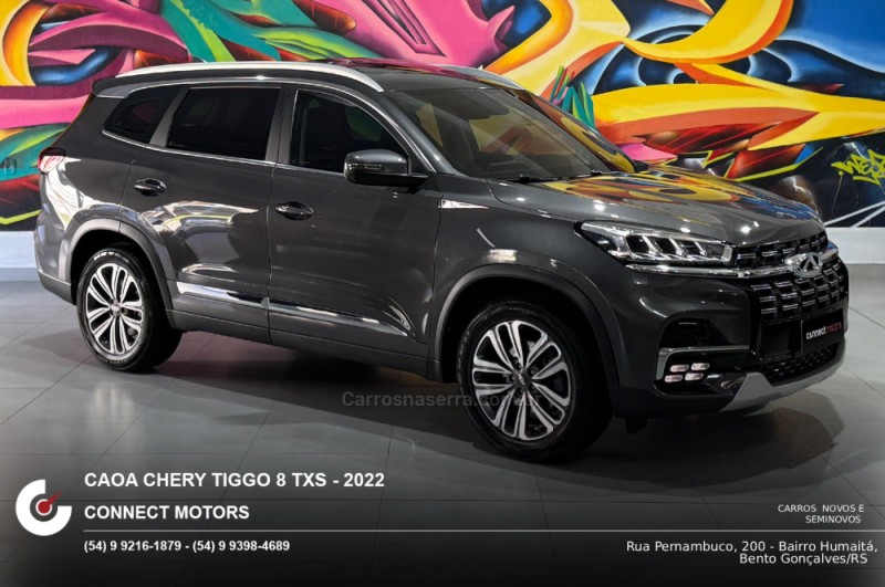 tiggo 1.6 16v turbo gdi 8 txs gasolina 4p automatico 2022 bento goncalves