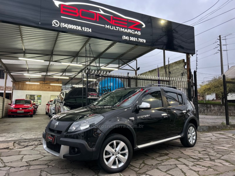 sandero 1.6 stepway 16v flex 4p manual 2012 caxias do sul