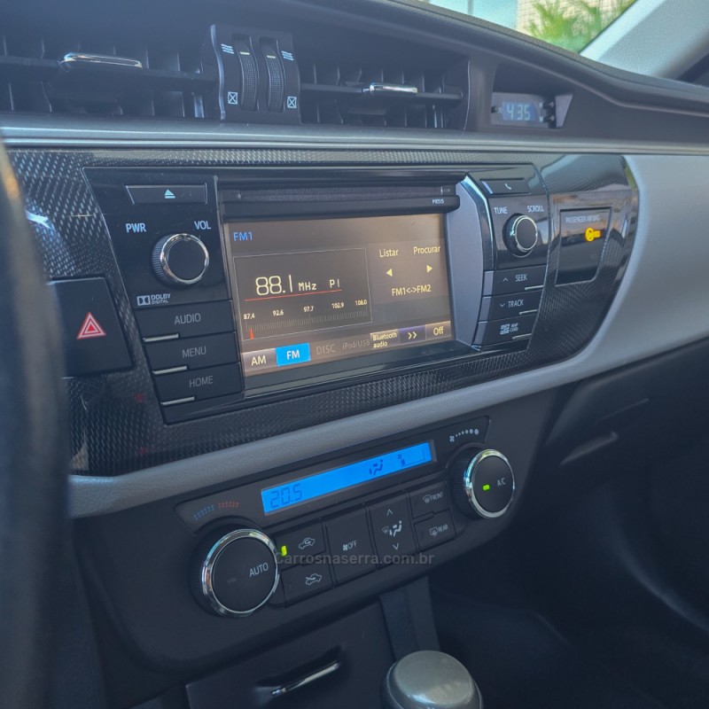 COROLLA 2.0 XEI 16V FLEX 4P AUTOMÁTICO - 2016 - BENTO GONçALVES
