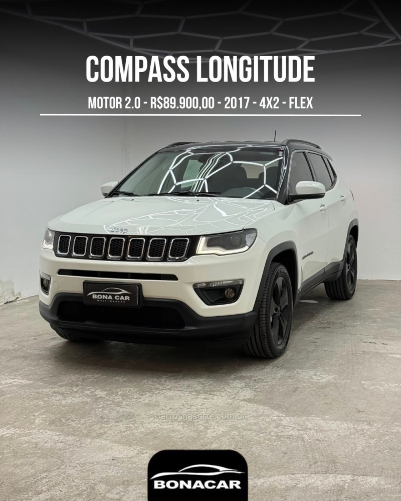 compass 2.0 16v flex longitude automatico 2017 caxias do sul