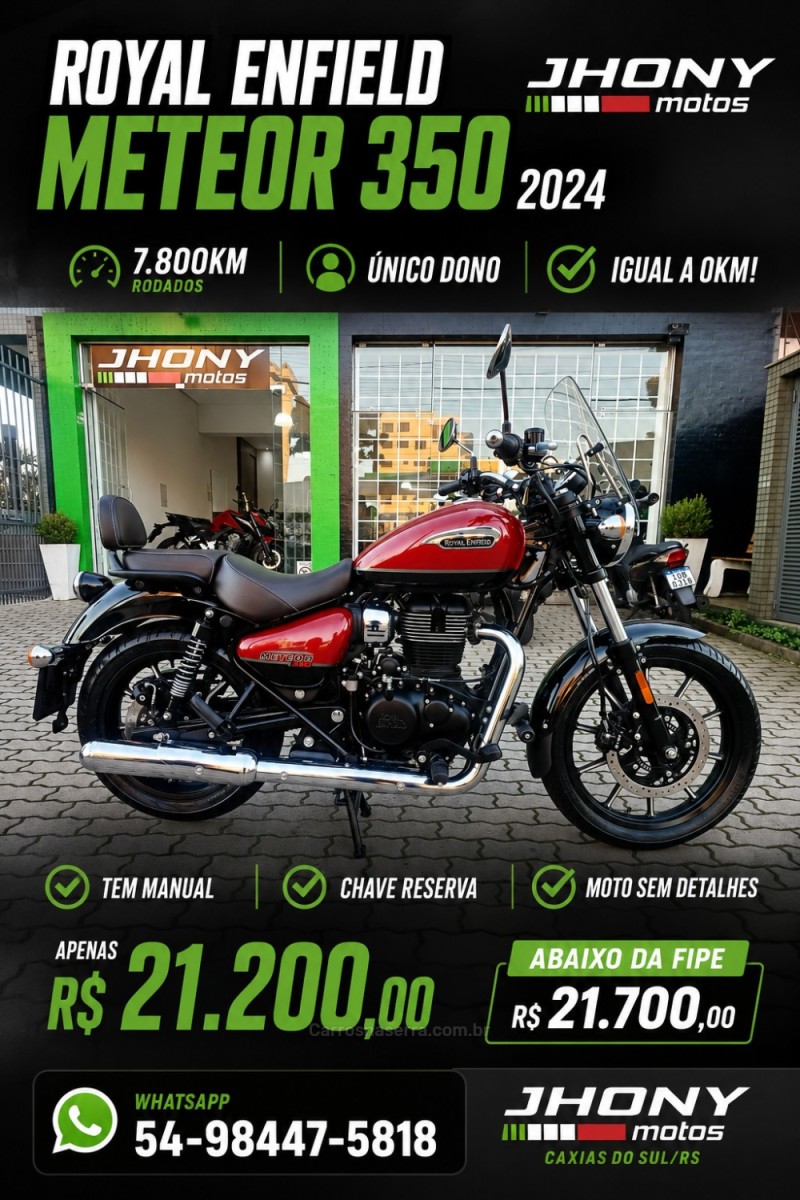 meteor 350cc 2024 caxias do sul