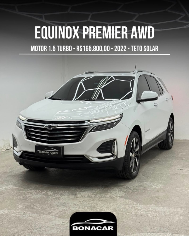 equinox 1.5 premier 16v turbo gasolina 4p automatico 2022 caxias do sul