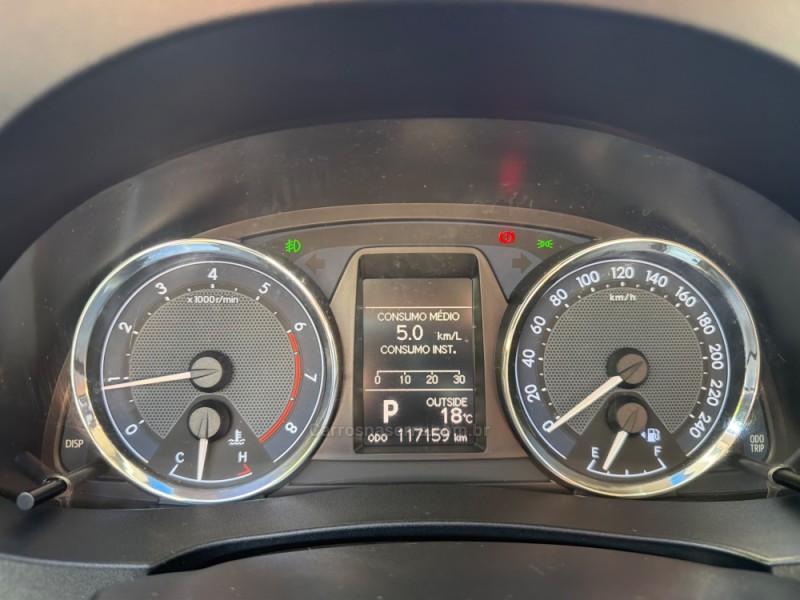 COROLLA 2.0 XEI 16V FLEX 4P AUTOMÁTICO - 2015 - NOVA PRATA