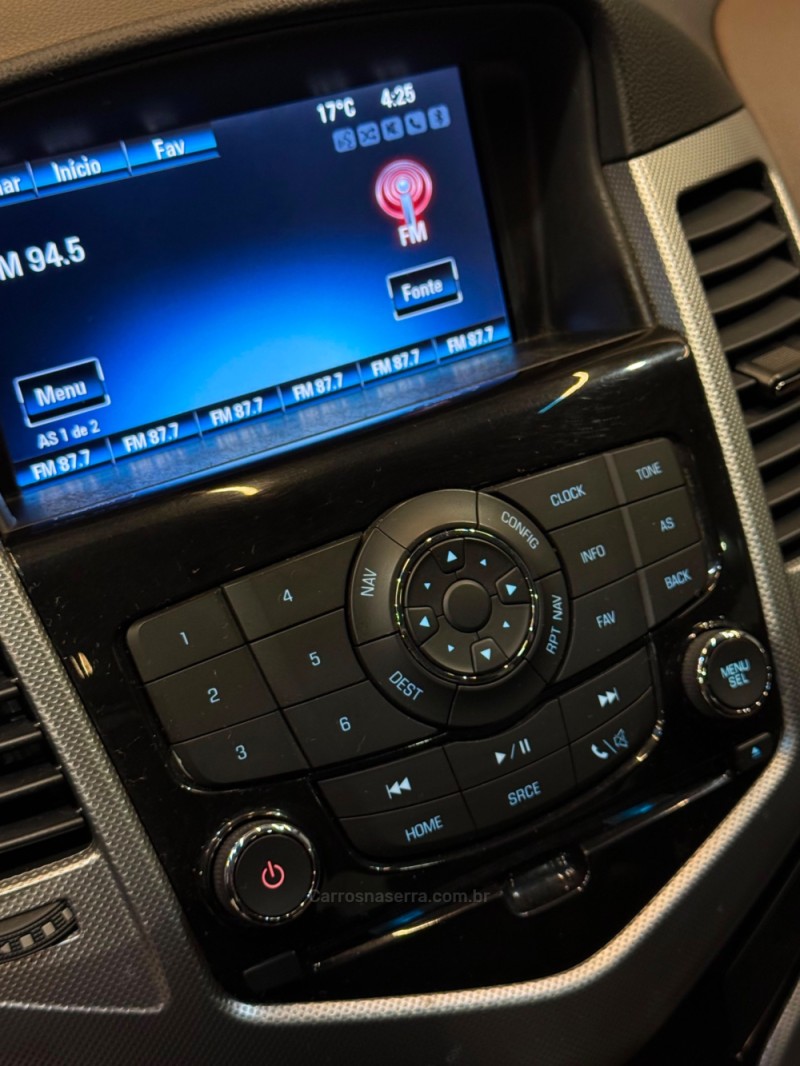 CRUZE 1.8 LTZ 16V FLEX 4P AUTOMÁTICO - 2015 - CAXIAS DO SUL