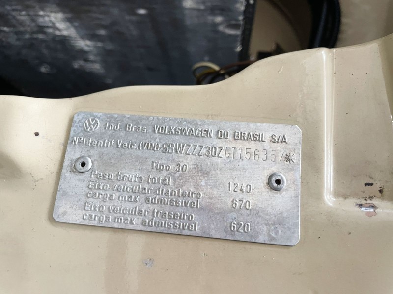 GOL 1.6 LS 8V ALCOOL 2P MANUAL - 1986 - CAXIAS DO SUL