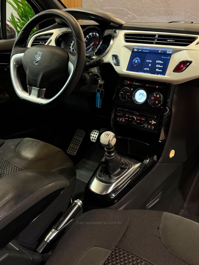 DS3 1.6 THP SPORT CHIC 16V GASOLINA 2P MANUAL - 2015 - CAXIAS DO SUL