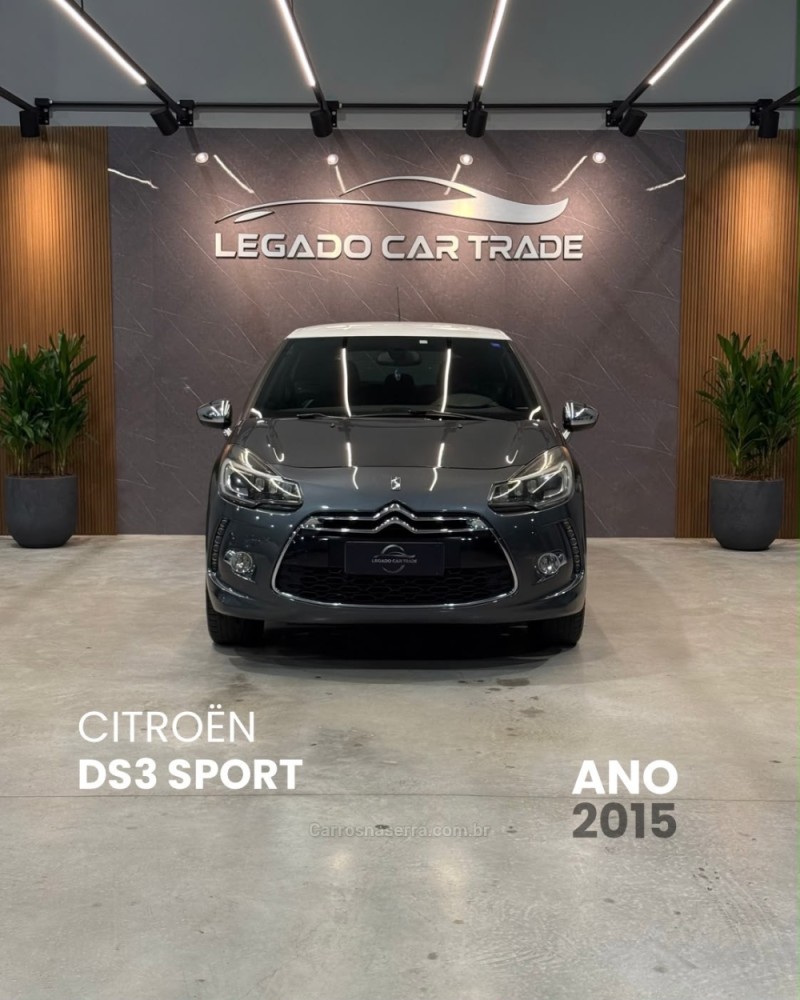 ds3 1.6 thp sport chic 16v gasolina 2p manual 2015 caxias do sul