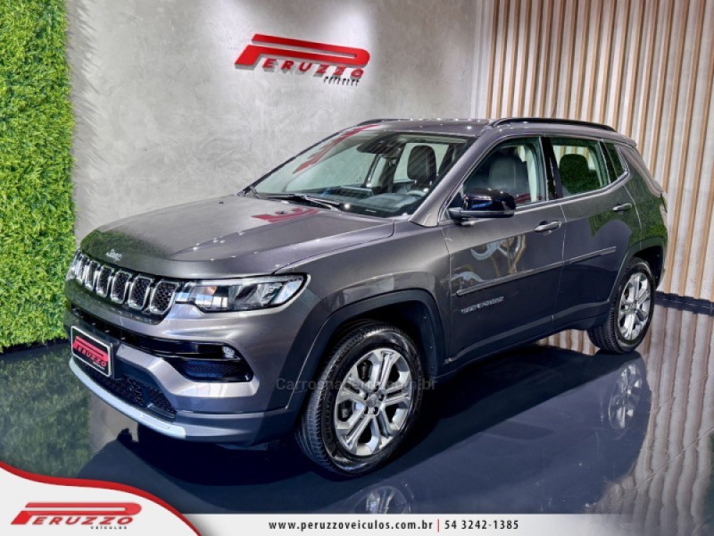 compass 1.3 longitude t270 16v turbo flex 4p automatico 2022 nova prata