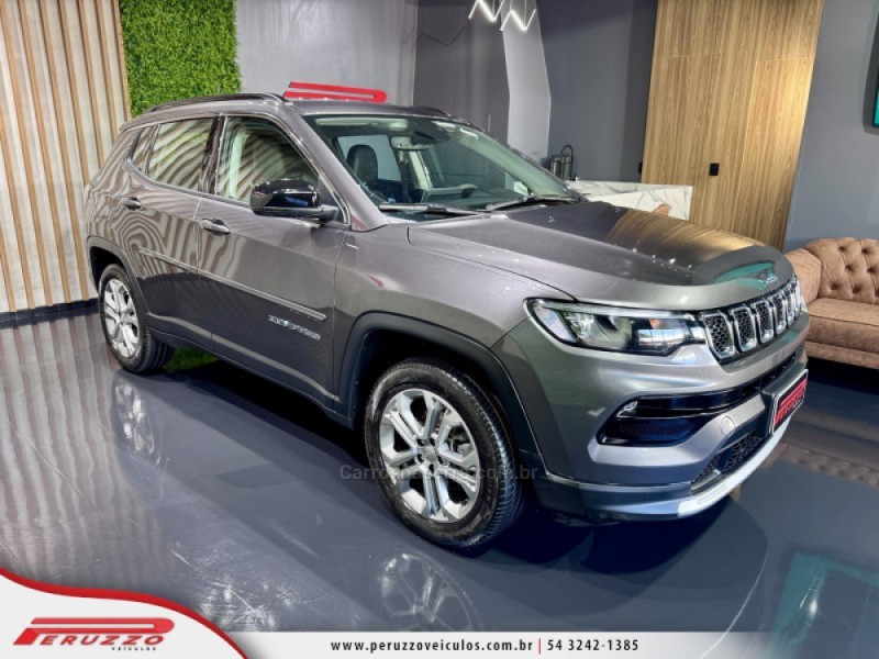 COMPASS 1.3 LONGITUDE T270 16V TURBO FLEX 4P AUTOMÁTICO - 2022 - NOVA PRATA