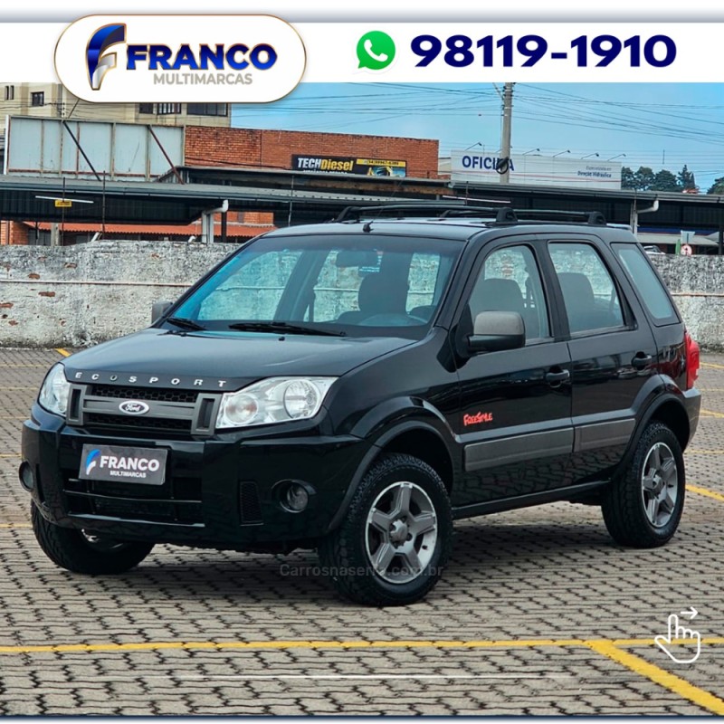 ecosport 1.6 xlt freestyle 8v flex 4p manual 2008 vacaria
