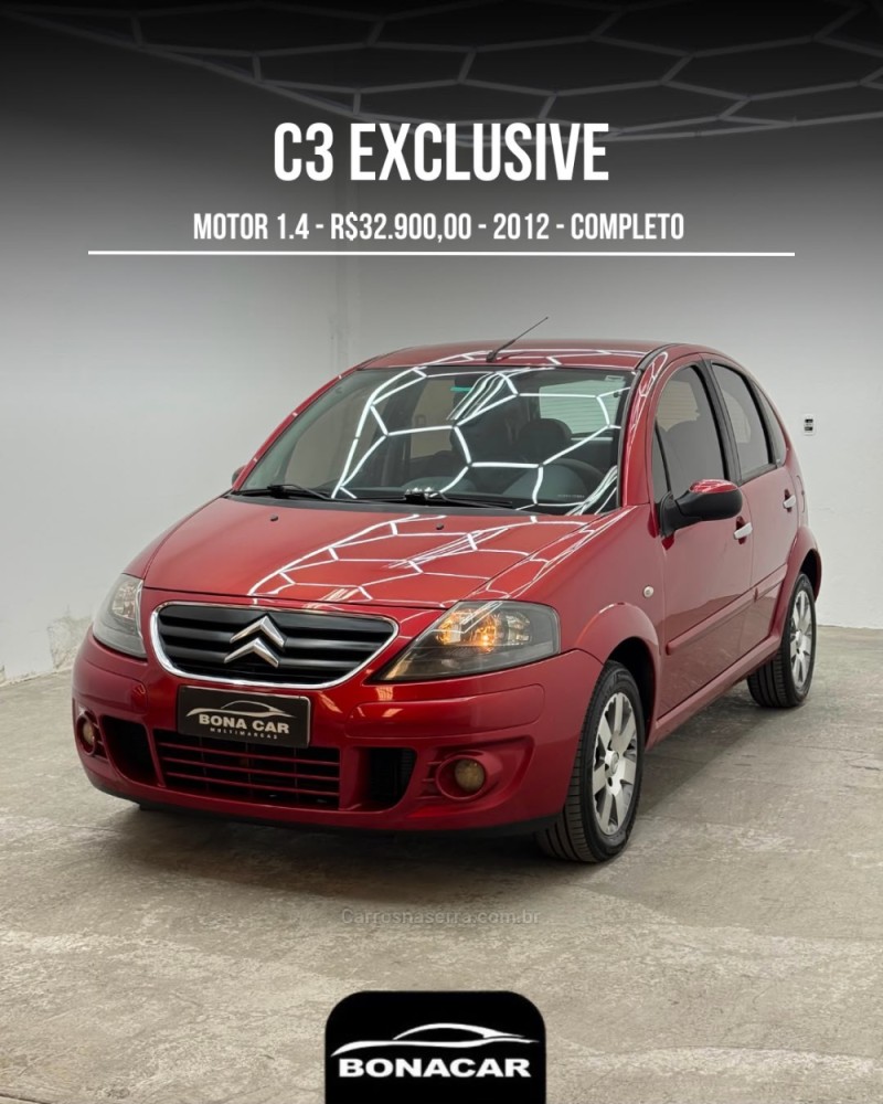 c3 1.4 i exclusive 8v flex 4p manual 2012 caxias do sul