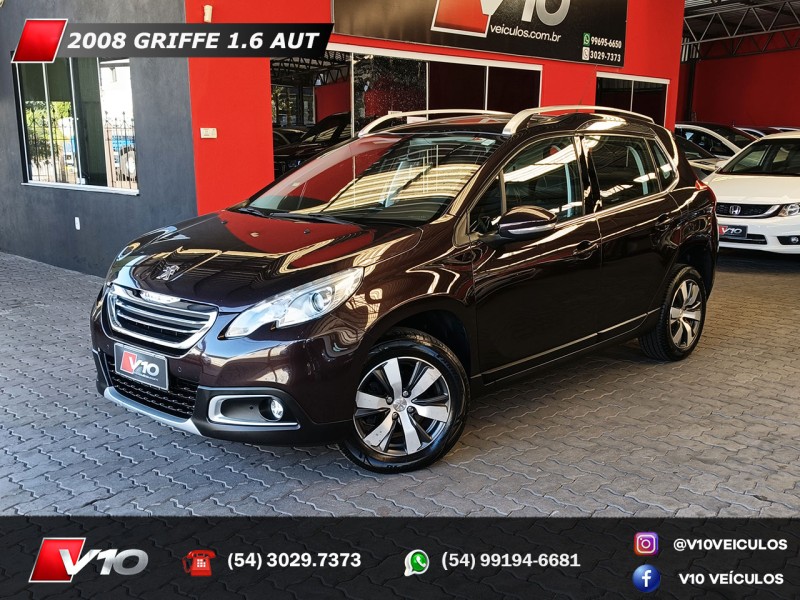 2008 1.6 16v flex griffe 4p automatico 2017 caxias do sul