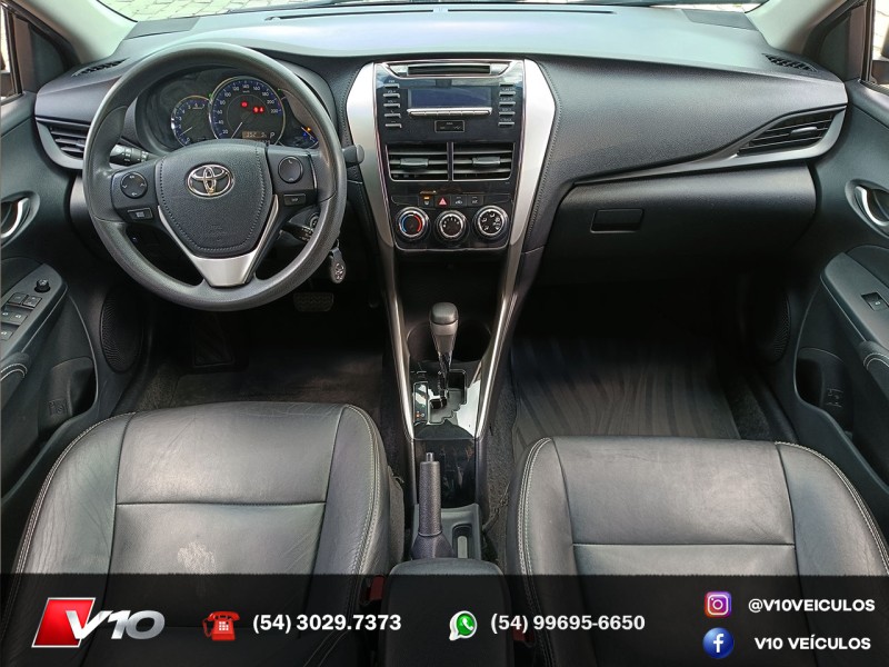 YARIS 1.5 XL SEDAN 16V FLEX 4P AUTOMÁTICO - 2019 - CAXIAS DO SUL