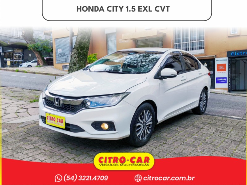 CITY 1.5 EXL 16V FLEX 4P AUTOMÁTICO - 2018 - CAXIAS DO SUL