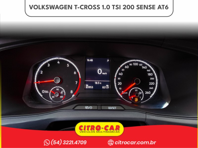 T-CROSS 1.0 TSI 200 SENSE AUTOMÁTICO - 2022 - CAXIAS DO SUL
