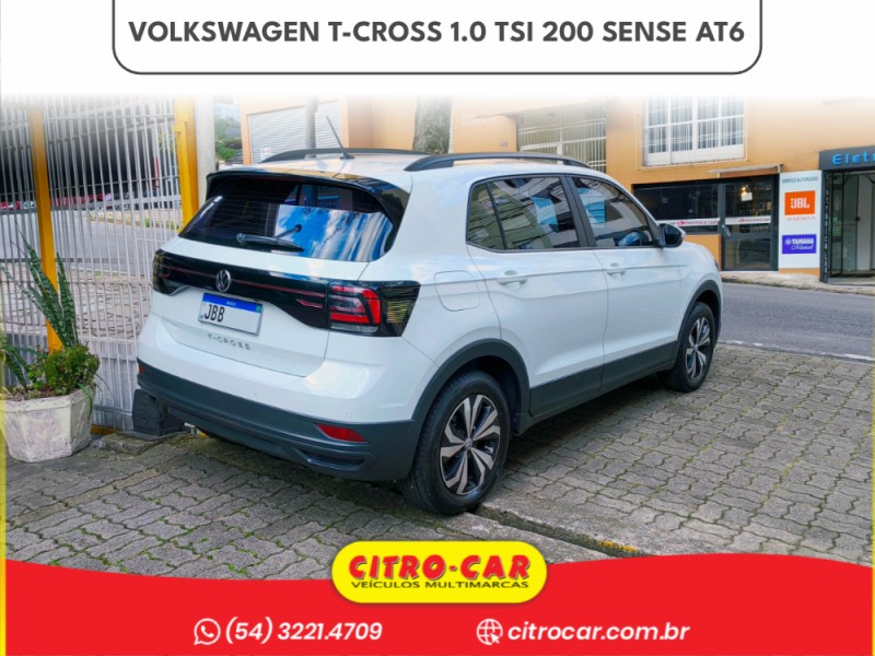 T-CROSS 1.0 TSI 200 SENSE AUTOMÁTICO - 2022 - CAXIAS DO SUL