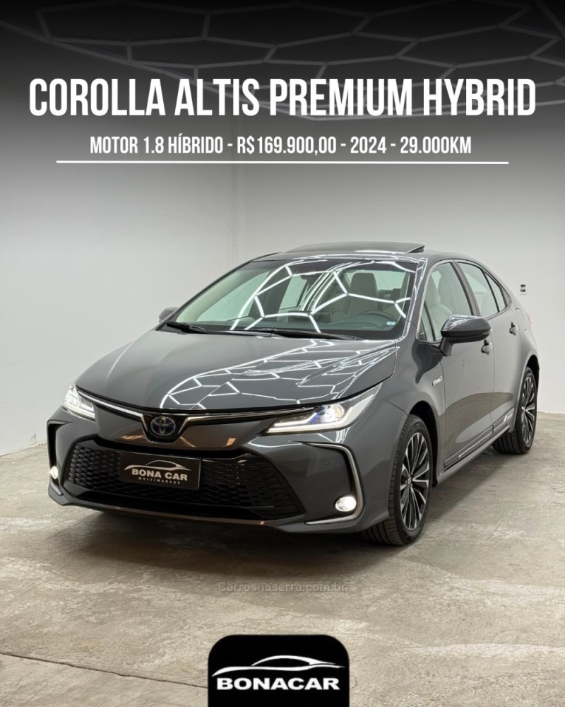 corolla 1.8 altis premium 16v hibrido 4p automatico 2024 caxias do sul
