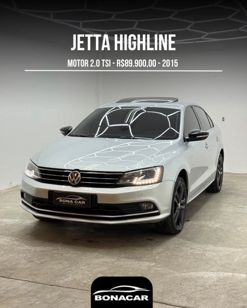jetta 2.0 tsi highline 200cv gasolina 4p tiptronic 2015 caxias do sul
