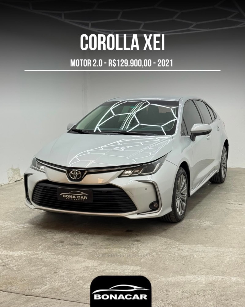 corolla 2.0 xei 16v flex 4p automatico 2021 caxias do sul