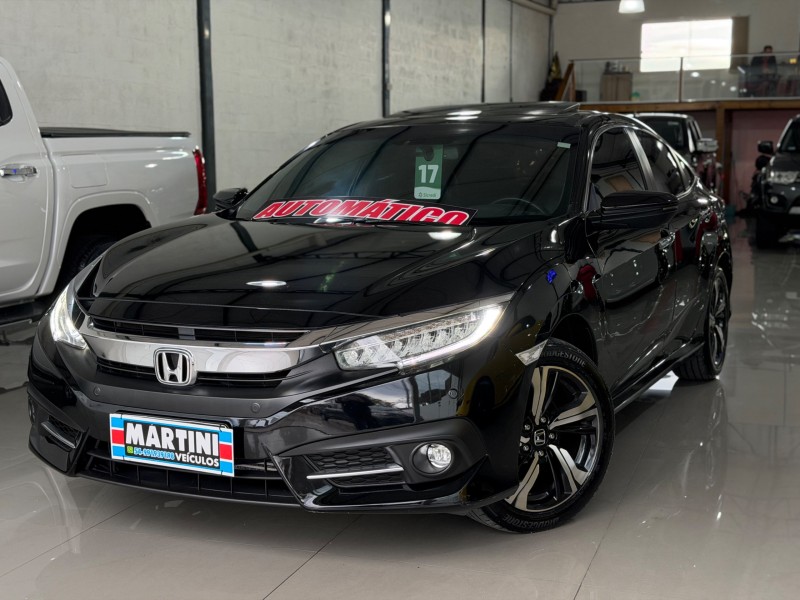 CIVIC 1.5 16V TOURING TURBO GASOLINA 4P AUTOMÁTICO - 2017 - CAXIAS DO SUL