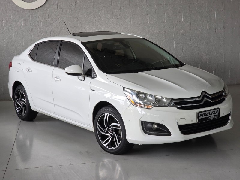 C4 LOUNGE 1.6 EXCLUSIVE 16V TURBO GASOLINA 4P AUTOMÁTICO - 2015 - FARROUPILHA
