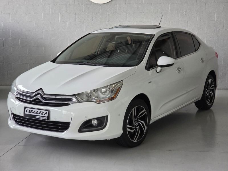 C4 LOUNGE 1.6 EXCLUSIVE 16V TURBO GASOLINA 4P AUTOMÁTICO - 2015 - FARROUPILHA