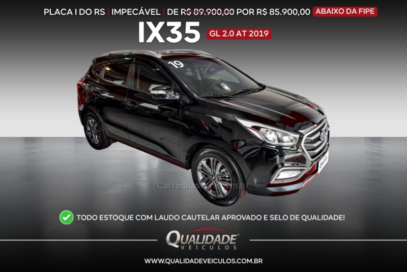 ix35 2.0 gl 4x2 16v flex 4p automatico 2019 santa cruz do sul