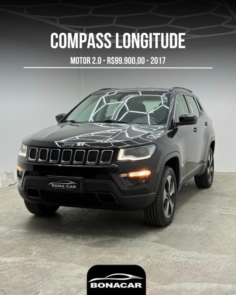 compass 2.0 longitude td350 turbo diesel 4x4 4p automatico 2017 caxias do sul