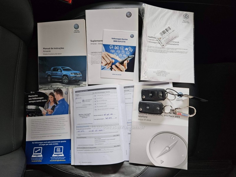 AMAROK 2.0 4X4 TDI COMFORTILINE CD DIESEL 4P AUTOMÁTICO - 2019 - TAPEJARA