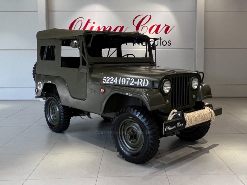WILLYS 2.6 4X4 BF 161 GASOLINA 2P MANUAL - 1972 - FLORES DA CUNHA
