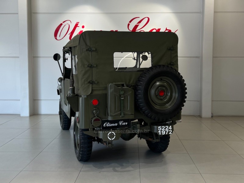 WILLYS 2.6 4X4 BF 161 GASOLINA 2P MANUAL - 1972 - FLORES DA CUNHA
