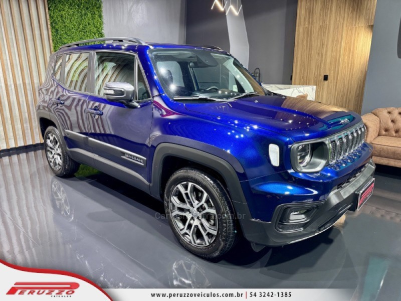 RENEGADE 1.3 LONGITUDE T270 16V TURBO FLEX 4P AUTOMÁTICO - 2022 - NOVA PRATA