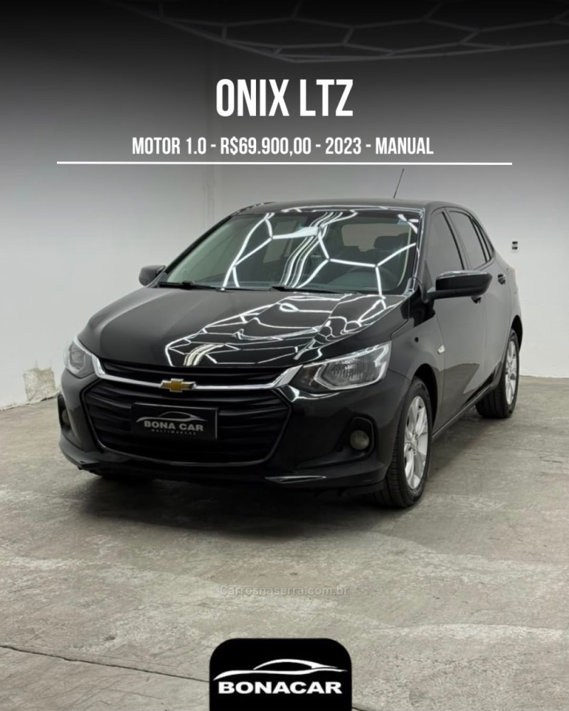 onix 1.0 ltz 12v turbo flex 4p manual 2023 caxias do sul