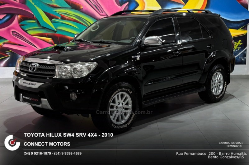 HILUX SW4 3.0 SRV 4X4 7 LUGARES 16V TURBO INTERCOOLER DIESEL 4P AUTOMÁTICO - 2010 - BENTO GONçALVES