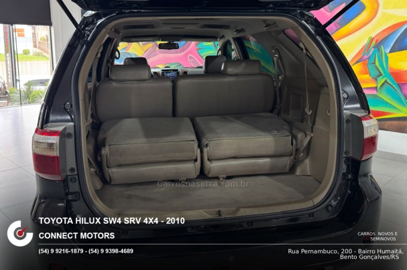 HILUX SW4 3.0 SRV 4X4 7 LUGARES 16V TURBO INTERCOOLER DIESEL 4P AUTOMÁTICO - 2010 - BENTO GONçALVES