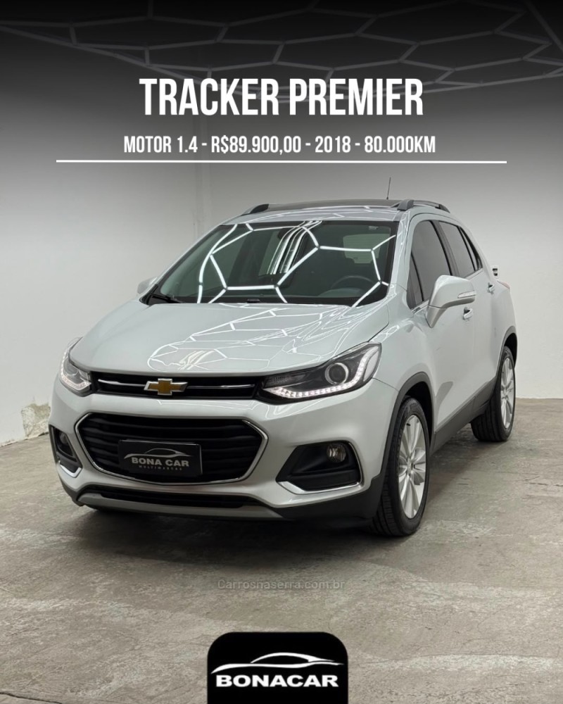 tracker 1.4 16v premier turbo flex 4p automatico 2018 caxias do sul
