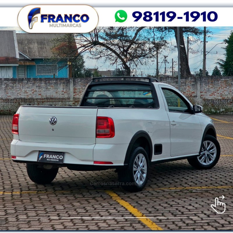 SAVEIRO 1.6 MI TREND CS 8V FLEX 2P MANUAL G.V - 2017 - VACARIA