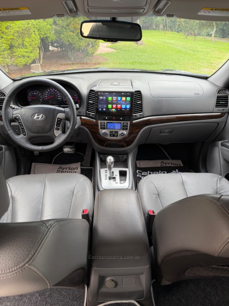 SANTA FÉ 3.5 MPFI GLS 7 LUGARES V6 24V 285CV GASOLINA 4P AUTOMÁTICO - 2012 - ENCANTADO