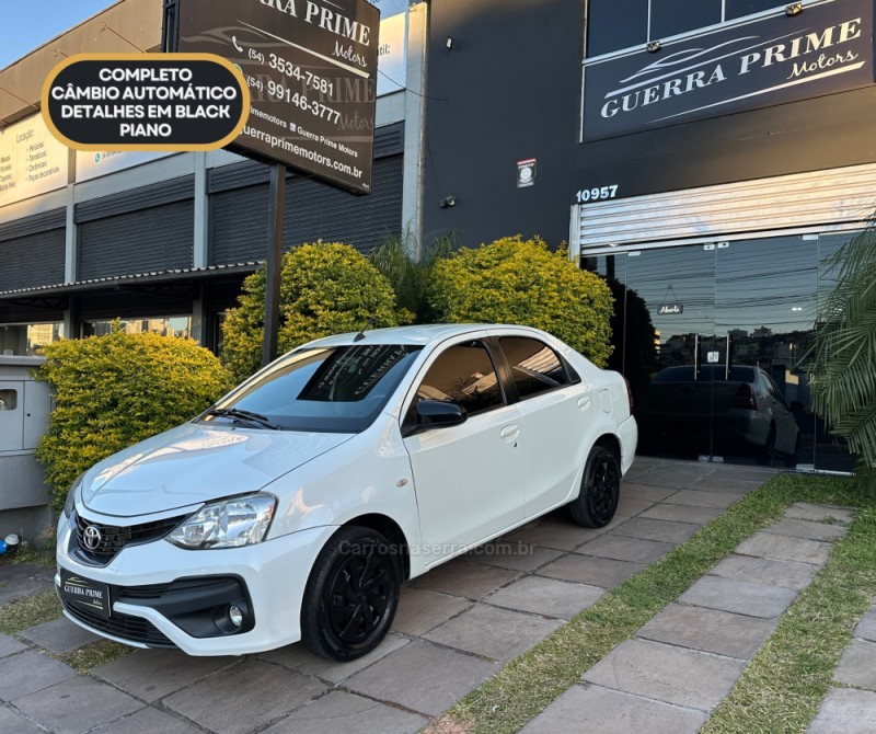 etios 1.5 xs sedan 16v flex 4p automatico 2018 caxias do sul