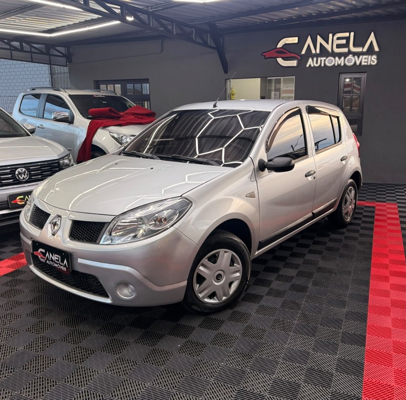 sandero 1.0 expression 16v flex 4p manual 2009 canela