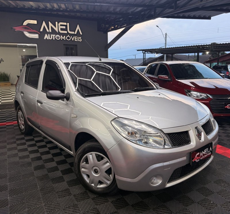 SANDERO 1.0 EXPRESSION 16V FLEX 4P MANUAL - 2009 - CANELA