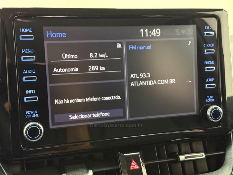 COROLLA 2.0 XEI 16V FLEX 4P AUTOMÁTICO - 2023 - SANTA CRUZ DO SUL