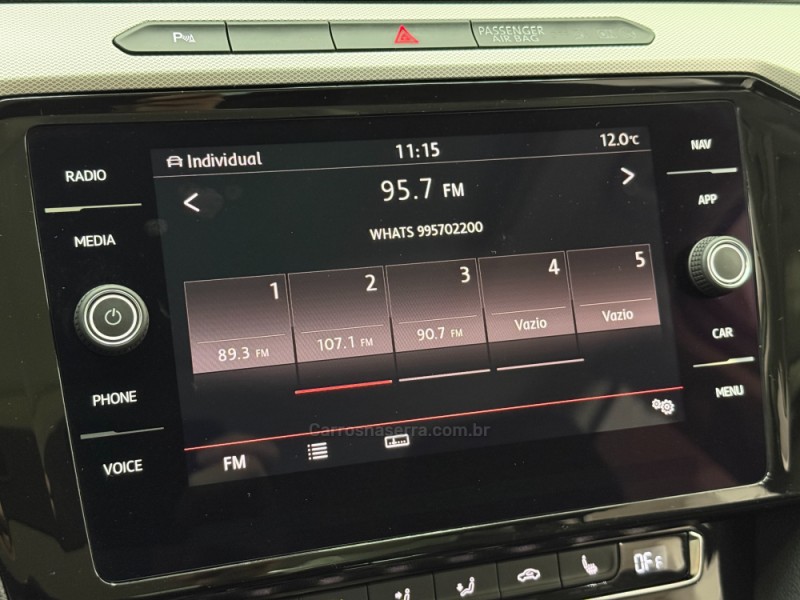 PASSAT 2.0 TSI 16V GASOLINA 4P AUTOMATIZADO - 2016 - SANTA CRUZ DO SUL