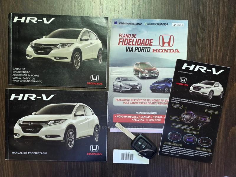 HR-V 1.8 16V FLEX TOURING 4P AUTOMÁTICO - 2018 - SAPIRANGA
