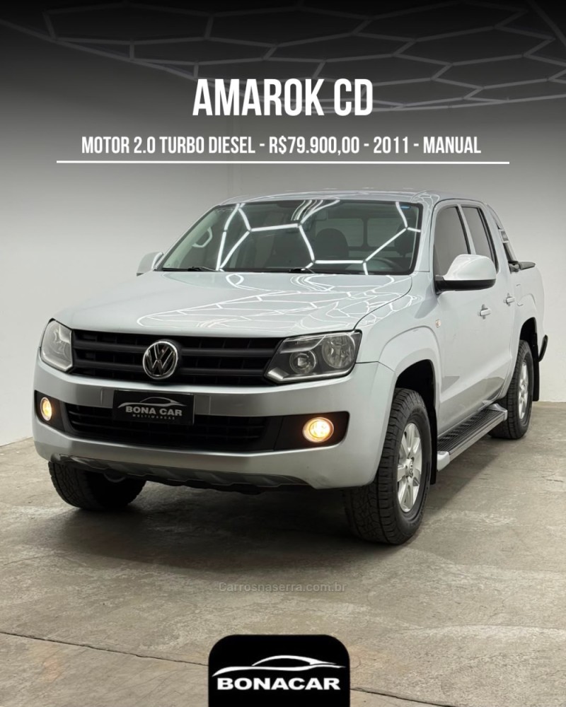 amarok 2.0 4x4 cd 16v turbo intercooler diesel 4p manual 2011 caxias do sul