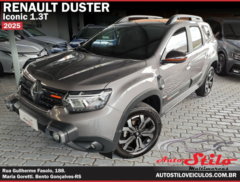 duster 1.3 turbo iconic 16v flex 4p automatico 2025 bento goncalves