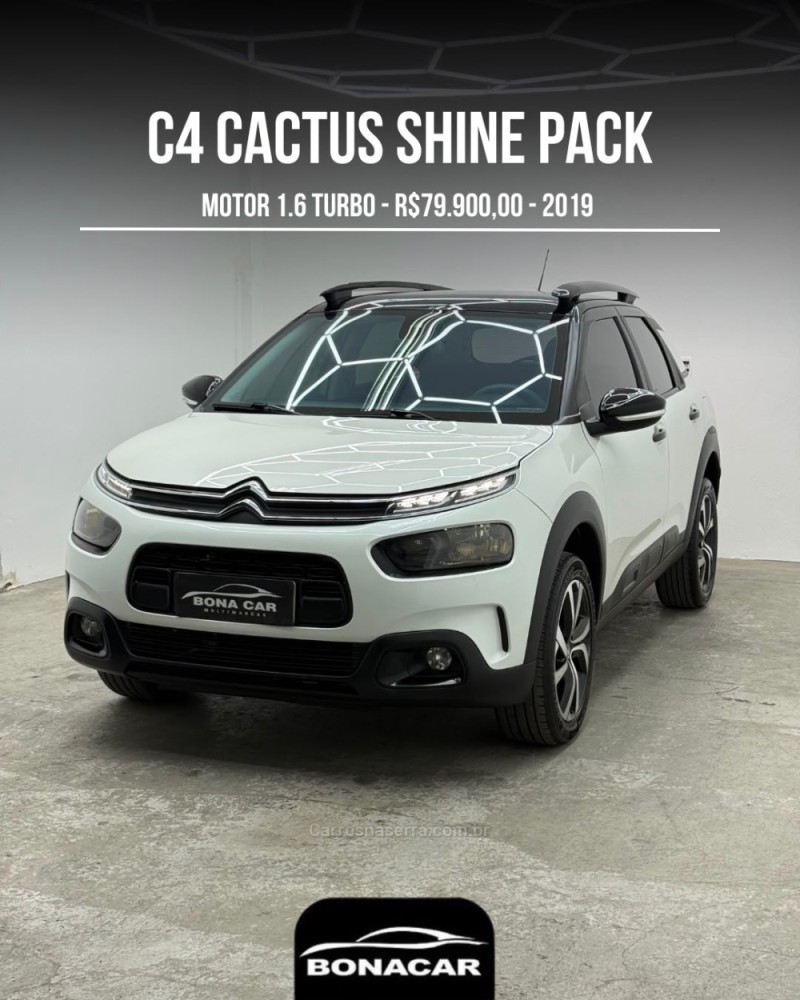 c4 cactus 1.6 thp shine pack flex 4p automatico 2019 caxias do sul