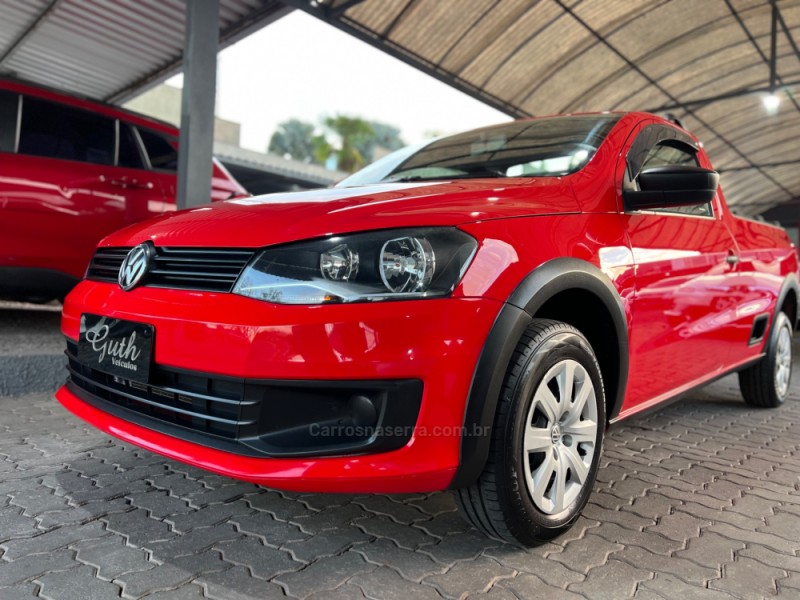 SAVEIRO 1.6 MI TRENDLINE CS 8V FLEX 2P MANUAL - 2015 - BOM PRINCíPIO