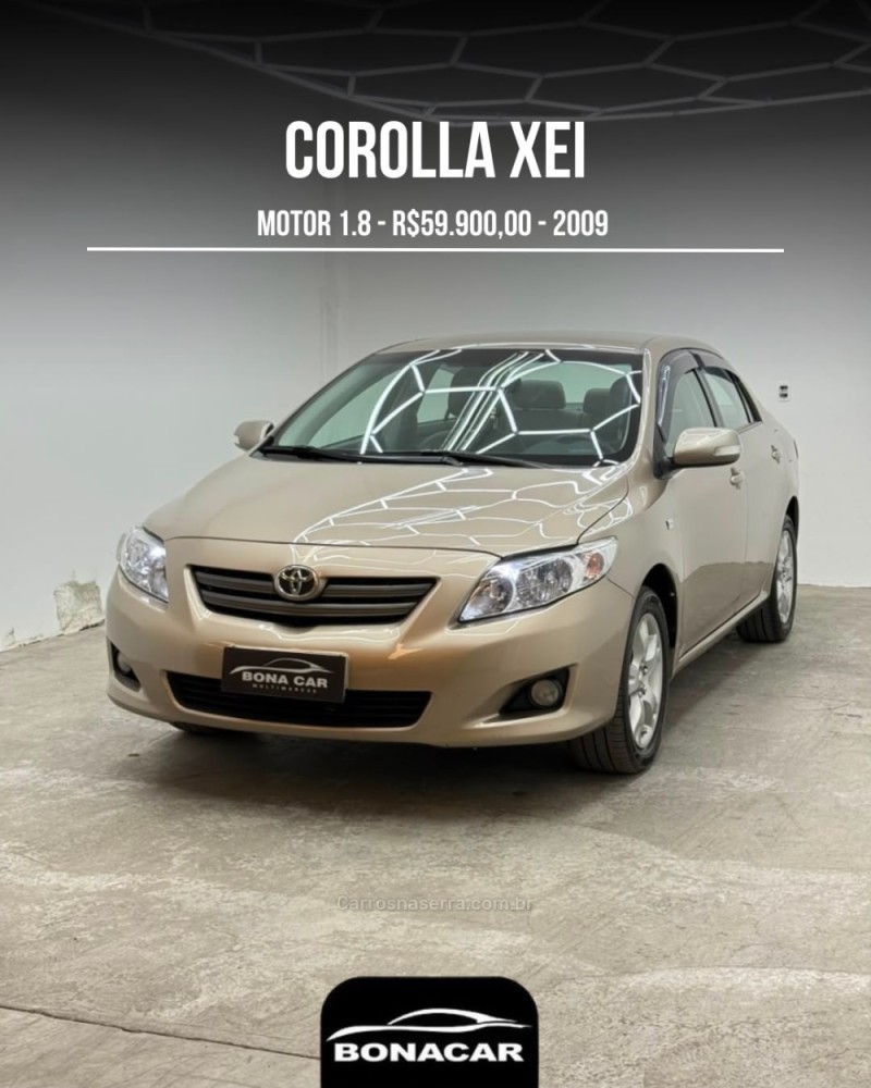 corolla 1.8 xei 16v flex 4p automatico 2009 caxias do sul